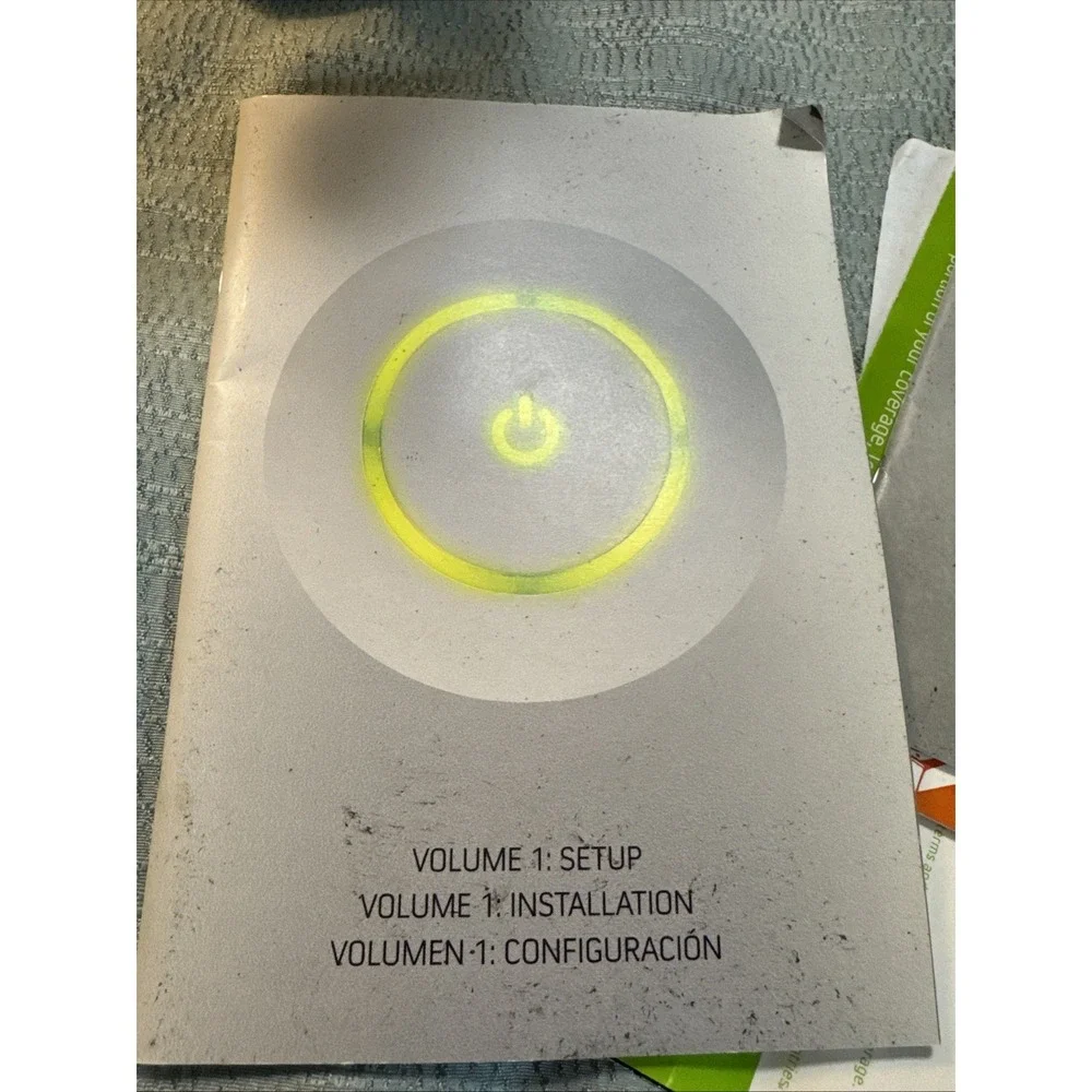 Xbox 360 Console OEM Original Replacement Instruction Manuals Setup Warranty